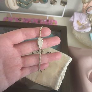 Kendra Scott White Quartz Bracelet